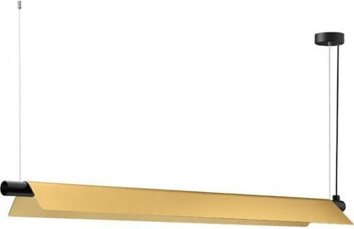 Luma Lampă Suspendată Neagră LED cu Lumină Alb Caldă pe Șină
