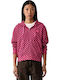 Short Women's Athletic Jacket Pink