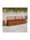 vidaXL Gartenbankkissen Soest Rot 2 Stk. 170 x 40 cm