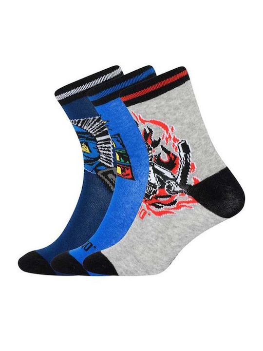LEGO Kids' Socks Blue 3 Pairs