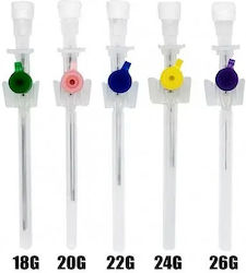IV Catheters Cannula With Wings and Injection Port Serix 100 Pieces 24G