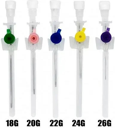 IV Cannulas With Wings and Injection Port Serix 100 Pieces 20G