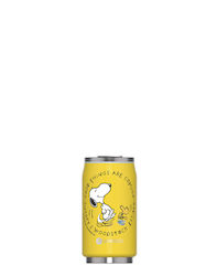 Les Artistes Insulated Can Glass Thermos Stainless Steel 280ml Yellow
