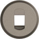 Celiane Single Speaker Socket Plate Titanium