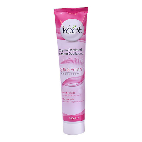 Veet Silk & Fresh Αποτριχωτική Κρέμα Για Κανονική Επιδερμίδα 200 Ml