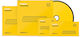 Σφουγγαρι Fine Cut Yellow V2 76mm