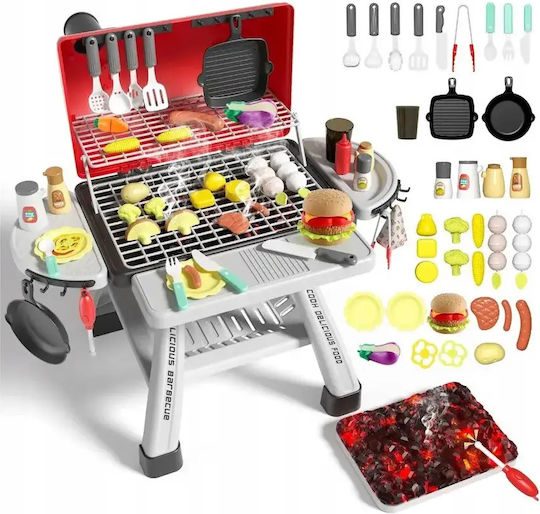 Woopie Interaktiver Kindergrill BBQ XL 41-teilig mit Dampf & LED