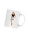 Ariana Cană Ceramică Albă 330ml