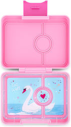 Yumbox Πλαστικό Παιδικό Δοχείο Φαγητού Ροζ