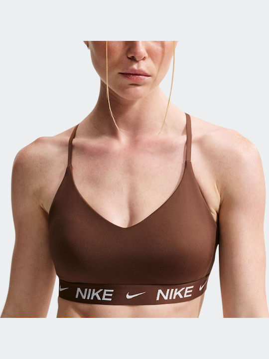 Nike Dri-FIT Indy Sport-BH für Damen Cacao Wow ...
