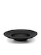 Yuk Tiefe Porzellanplatte Schwarz 27,5 cm