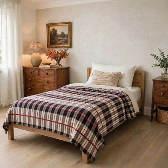 Go Smart Home Fleece Blanket Single 160x220cm Multicolour