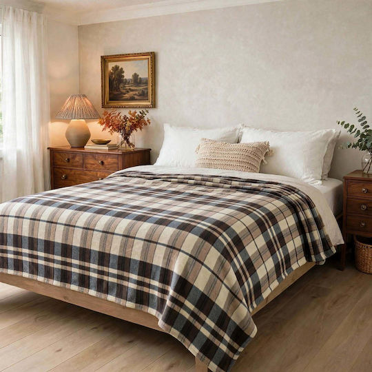 Go Smart Home Fleece Blanket Double 220x240cm Multicolour