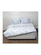 Anna Riska Semi-Double Bed Sheet Set 180x270cm Grey (3pcs)