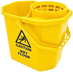 IPC Pulex Plastic Bucket with a Capacity of 12 L Yellow