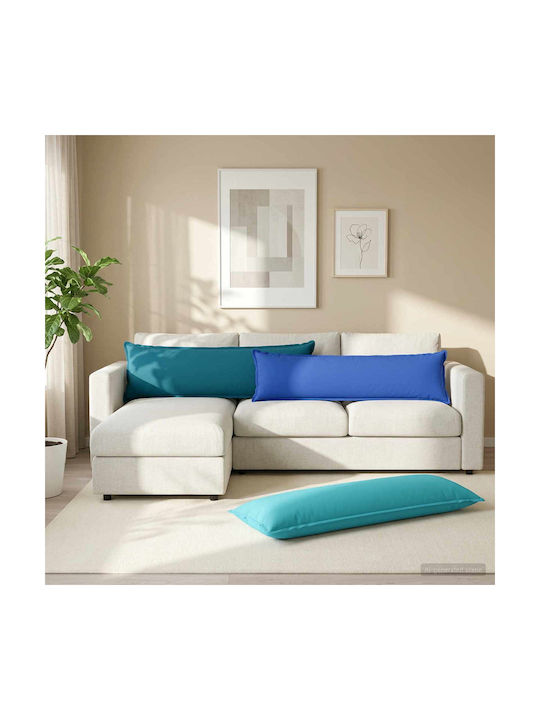 vidaXL Μαξιλάρι Καναπέ Houten Γαλάζιο 40x145εκ.
