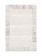 Klonaras York Modern Rectangular Rug White Vison 133x190cm
