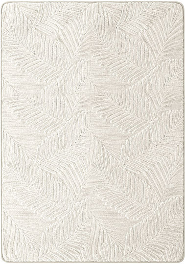 Chios Hellas Leaves Non-Slip Rectangular Rug Beige 140x200cm 31982-BEIGE