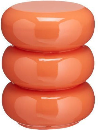 Masă Auxiliară Rotundă Portocalie L43xL43cm
