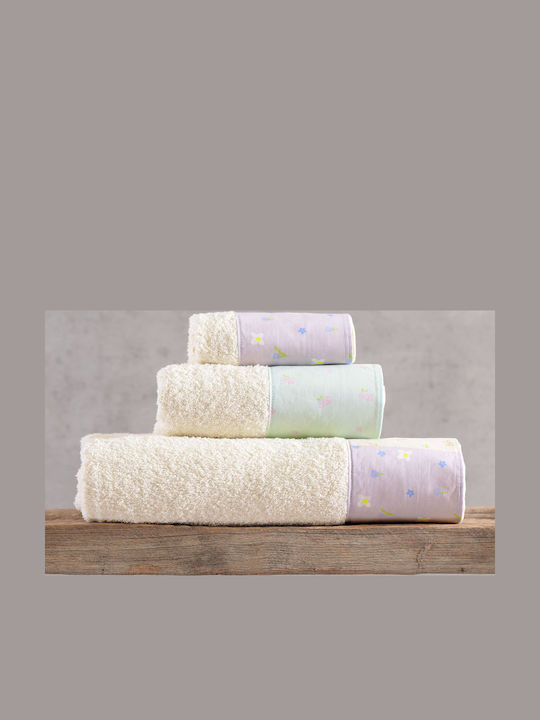 Rythmos Junie 3-Piece Bath Towel Set Light Blue...