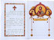 Two-Sided Diptych Memorial Cards, Cardboard, For Health and Repose, 24.5 × 17.5 cm