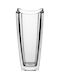 Karvounis Decorative Glass Vase Transparent 14x14xH30cm