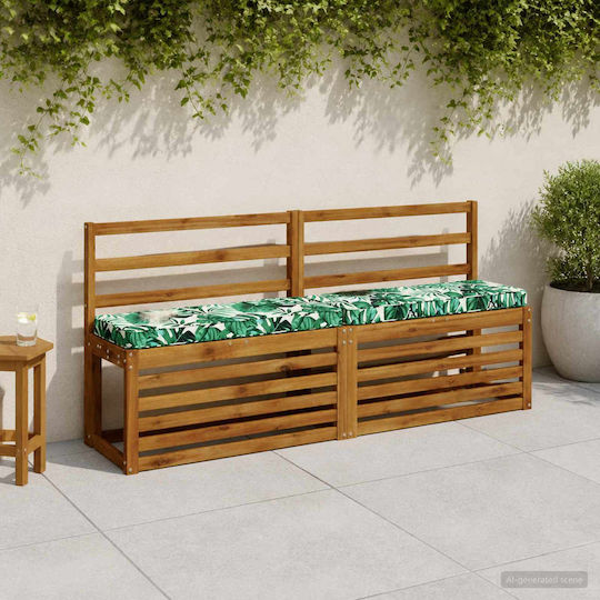 vidaXL Pernă pentru Bancă de Grădină Vught Verde 2 Bucăți 30x60 cm