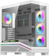 K430 Gaming Midi Tower Computer Case with Side Window White