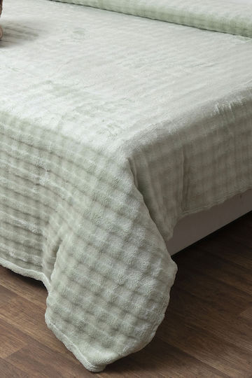 Anna Riska Single Fleece Blanket 150x210 cm Green