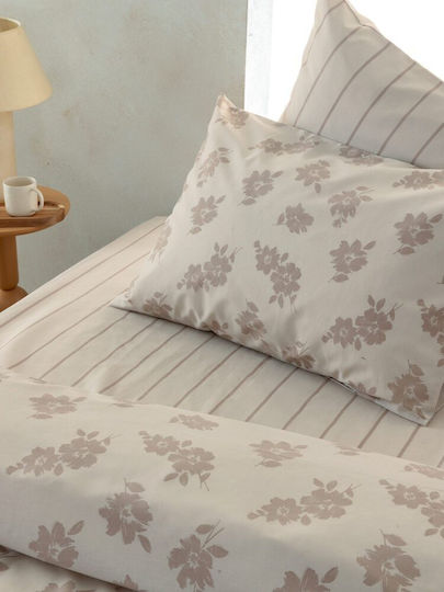 Palamaiki Fashion Life Fl6317 Set of Pillowcases with Envelope Cover Beige 51x72cm