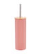 Pink Metal Bathroom Toilet Brush