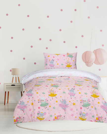 Kocoon Kinderbettbezüge Set Für Kinderbettbezug Einzel Rosa