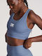 Women's Athletic Sports Bra Blue Grey
