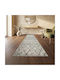 To megalo pazari Tmp5416 Non-Slip Beige Runner Rug with Width 80cm (Price per Meter)