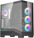 K430 Gaming Midi Tower Computer Case with Side Window Black