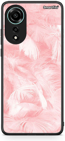 Smartfits Boho Pink Feather Oppo A78 4g Θήκη