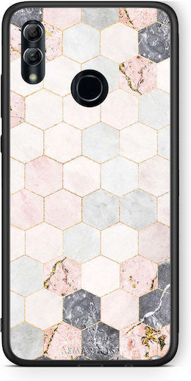 Smartfits Marble Hexagon Pink Honor 8x Θήκη