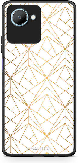 Smartfits Geometric Luxury Weiße Realme C30 Handyhülle