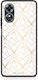 Smartfits Geometric Luxury White Oppo A17 Θήκη