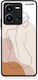Smartfits Lineart Woman Vivo Y35 5G Husă telefon mobil