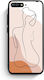 Smartfits Lineart Woman Husă pentru Huawei Y6 2018 Honor 7a