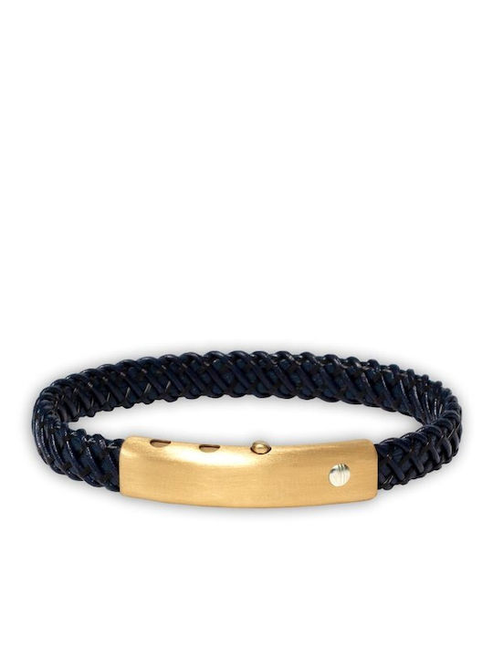 Borsari Men's Leather Bracelet