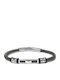 Borsari Men's Gold Plated Steel Bracelet