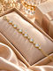 Kingleap Women's Chain Bracelet in Gold-Plated Steel