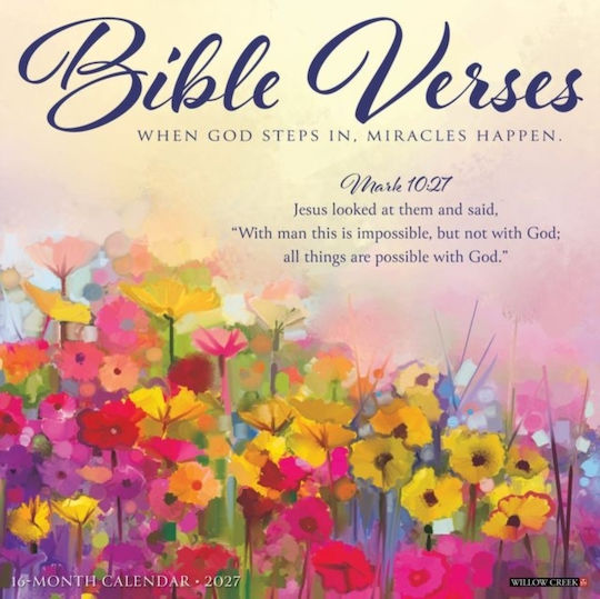 Willow Creek Press Bibelverse Tages-Wandkalender 2027