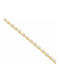 Ios Women's Riviera Bracelet in Gold-Plated Silver with Zircon