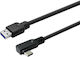 Vivolink Usb-a To Usb-c Cable 3m Usb3.2 Angled