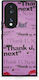 Smartfits Thank You Next Honor 70 5G Husă