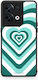 Smartfits Green Hearts Oppo Reno8 5g Θήκη