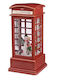 SP Souliotis Illuminated Christmas Snowman Figure 20 cm Tall with Music Snowman Cabin